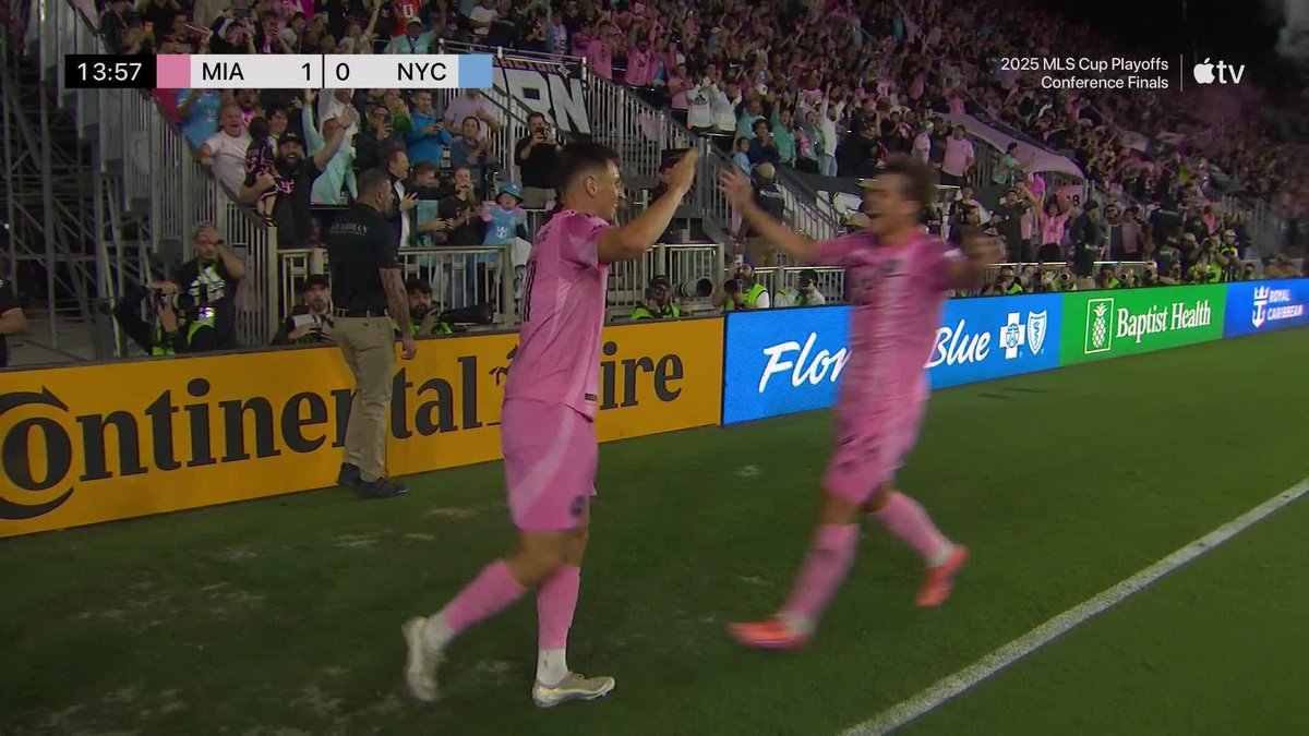 Sergio Busquets'in muhteşem asisti, Allende'nin harika son vuruşu... Inter Miami, MLS Doğu Konferansı finalinde 1-0 önde.