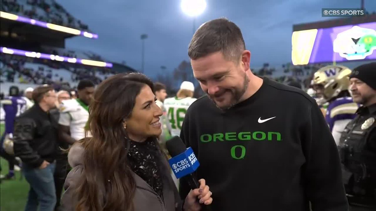 A rivalry win for Oregon moves the Ducks to 11-1. Dan Lanning joins @jennydell_ after the victory in Washington.