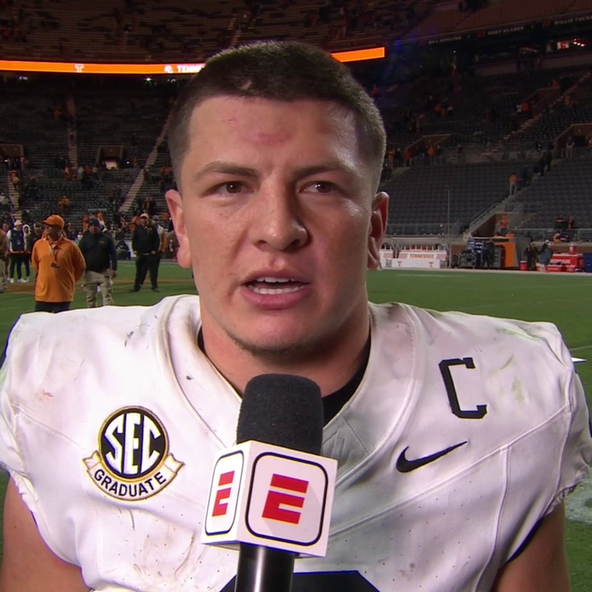"Take me to New York." Vanderbilt Football's Diego Pavia letting it be known he wants to be a Heisman finalist 😤