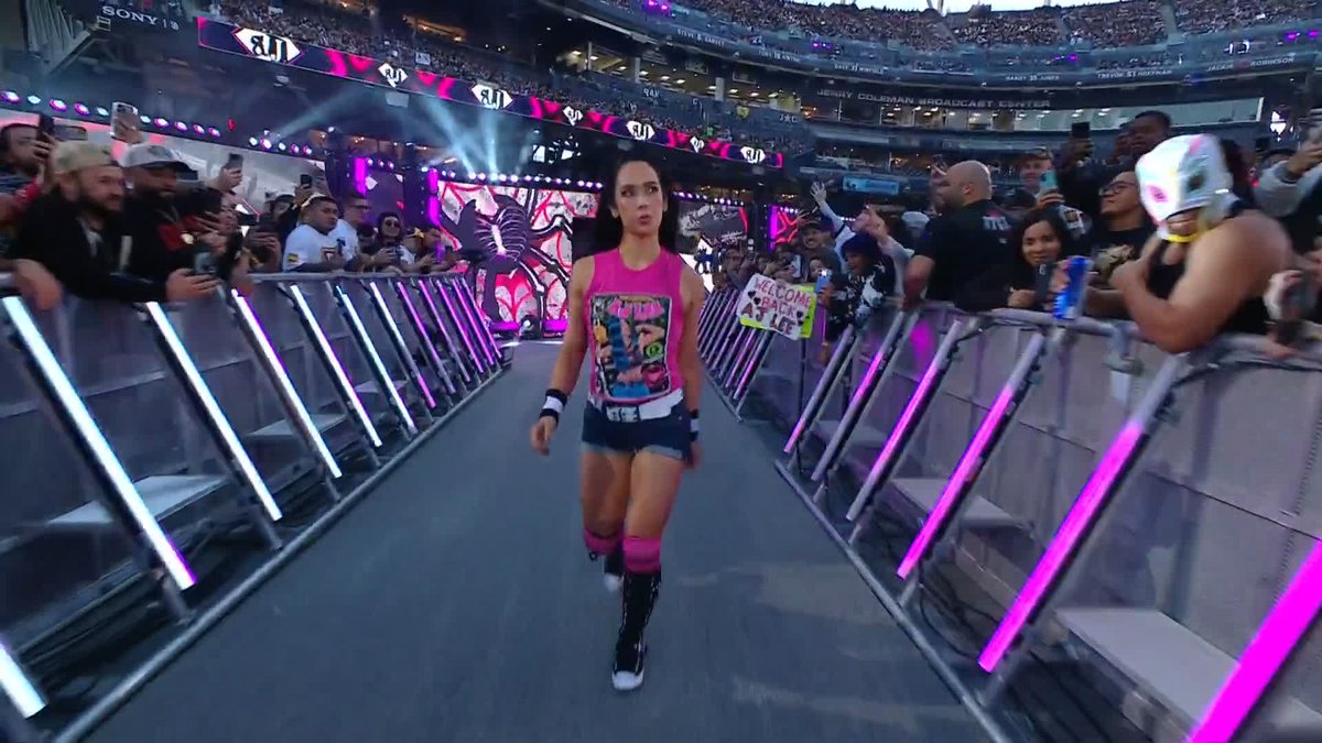 LIGHT IT UP!! Good luck keeping AJ Lee out, Becky Lynch 🤭 Stream Survivor Series: WarGames on the ESPN app: