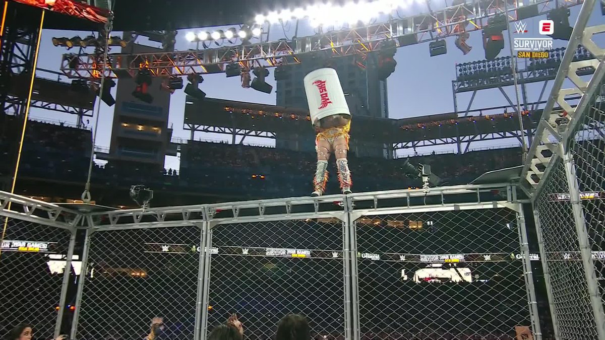 IYO SKY FROM THE TOP OF THE WARGAMES CAGE 🤯 #SCTop10 Stream #SurvivorSeries: WarGames on the ESPN app 🔥