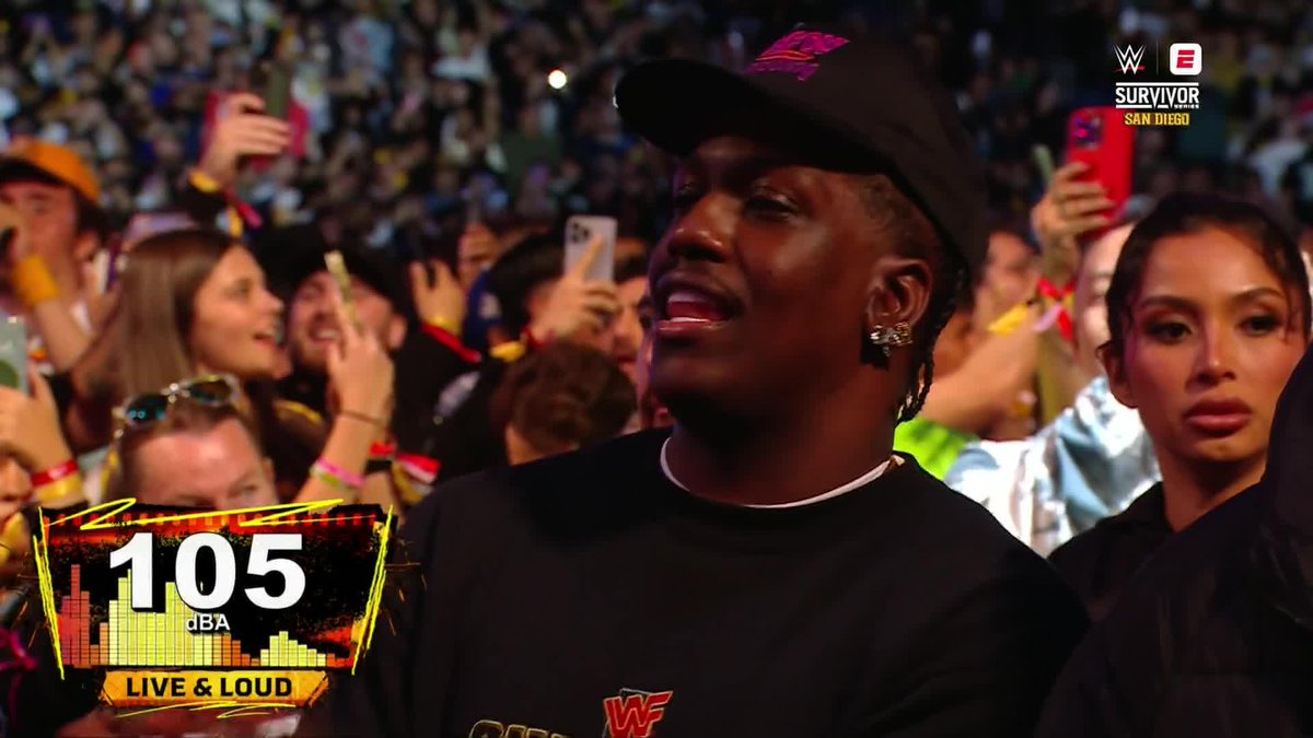 Lil Yachty vibing to “Cult of Personality” hits different 🔥 #SurvivorSeries: WarGames LIVE on the ESPN App