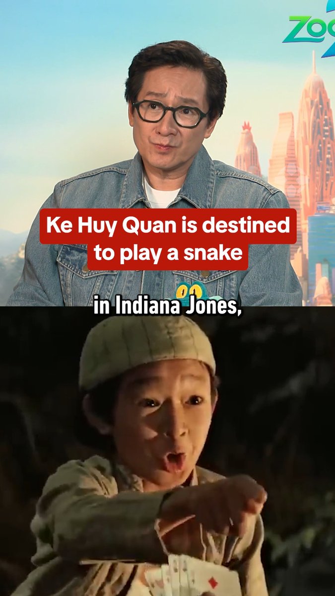 Zootopia 2's Ke Huy Quan has a thing about snakes apparently: