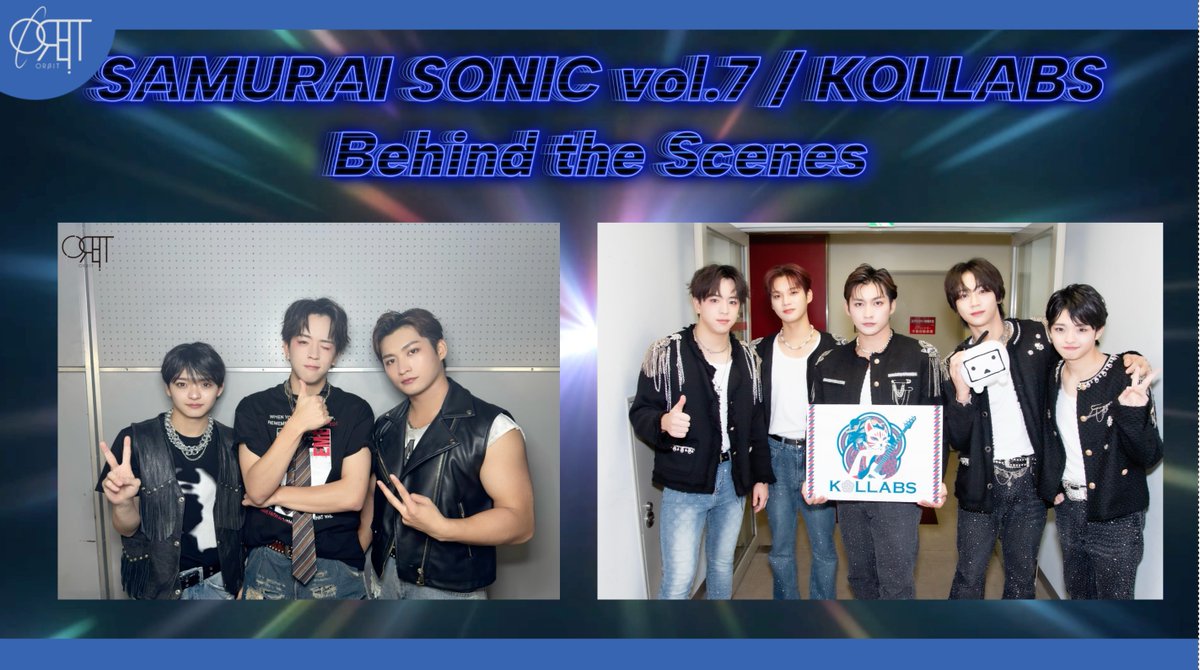 [FC会員の皆さまへ] 会員限定コンテンツ「ORβITV 〜SAMURAI SONIC vol.7 / KOLLABS Behind the Scenes〜」を更新しました📺 EαRTH🌎 μoon🌙 #ORβIT #EαRTH