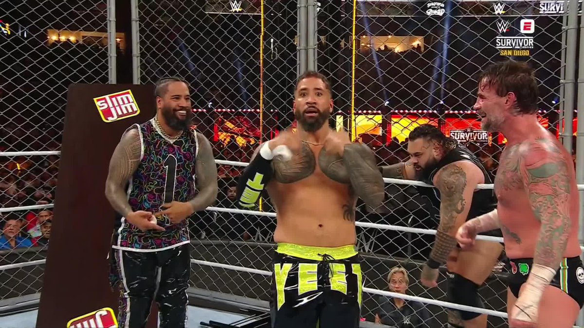 Mid match YEET session 🔥 #SurvivorSeries: WarGames LIVE on the ESPN App