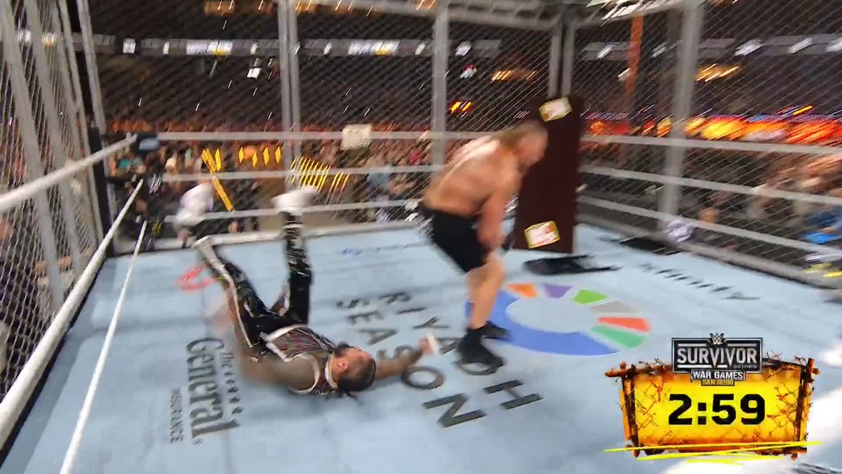 Brock Lesnar is taking out EVERYBODY!!