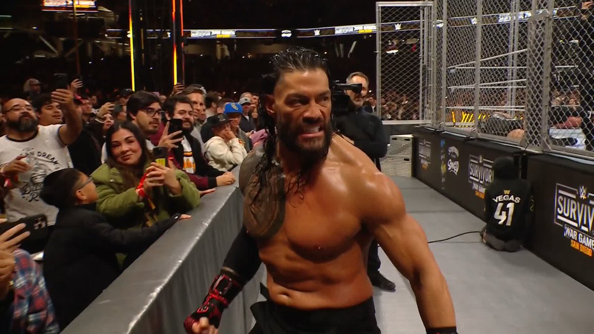 ROMAN REIGNS THROUGH THE TABLE!!! 😱
