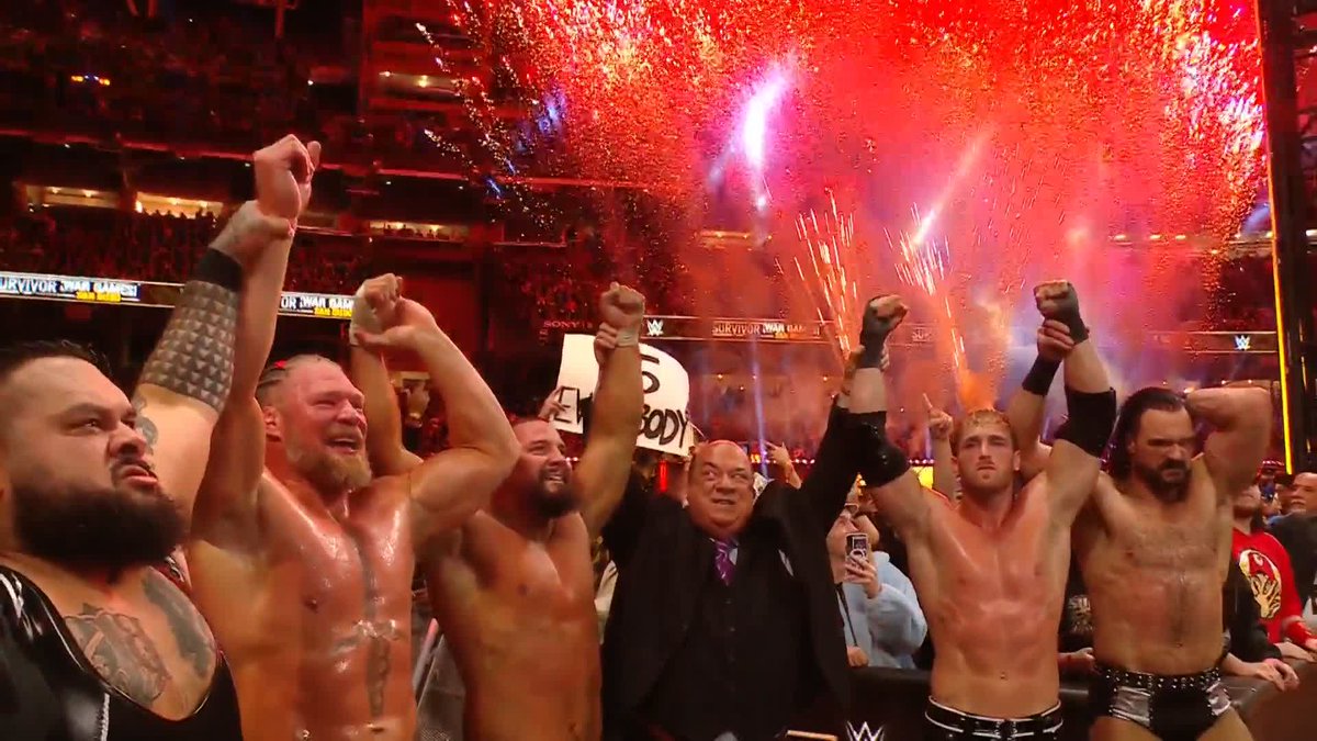 What a night for Paul Heyman and his WarGames team! 🔥