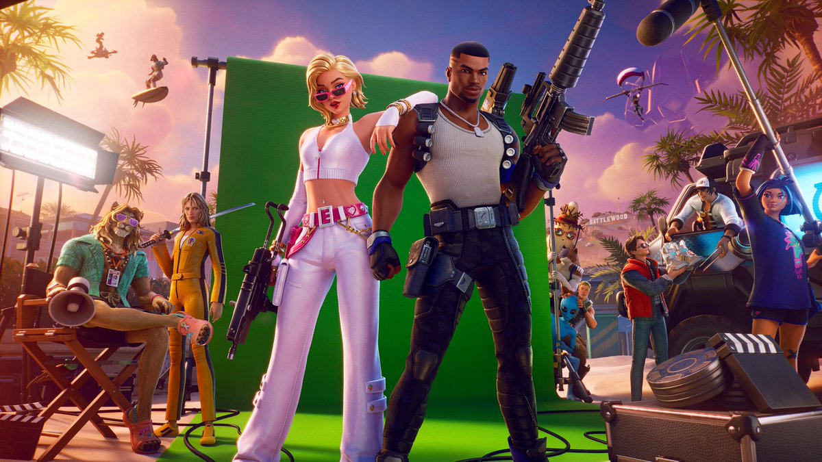 Uma nova era de histórias começa a ser contada na Costa Dourada. 🌊 • Jogue o Capítulo 7: Temporada 1 — Terra dos Sonhos no Fortnite e garanta seu novo passe de batalha. --> Considere usar meu code na hora da compra: FFEV #ad #Fortnite | #FortnitePacificBreak