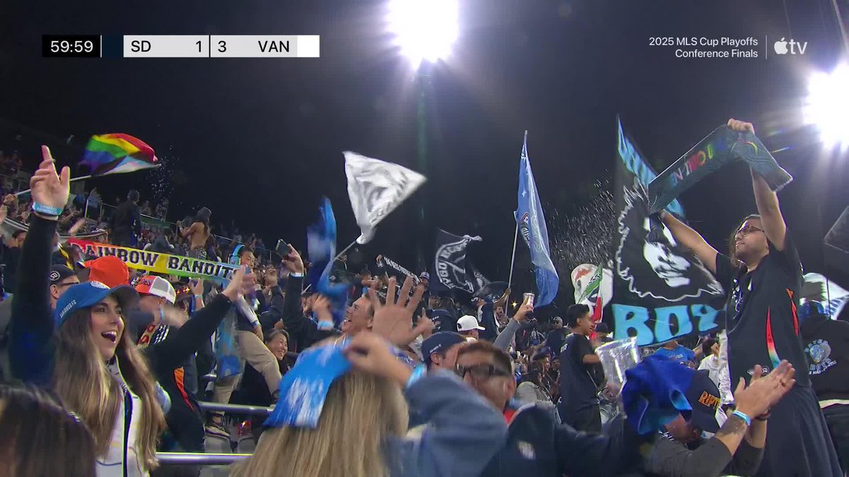 Chucky lets it fly and pulls one back. 👀 San Diego FC // Audi MLS Cup Playoffs