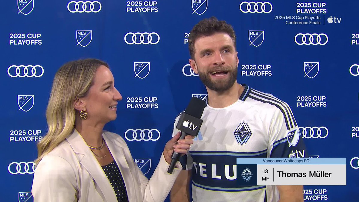 "We have so many warriors but we are also so skilled." Thomas Müller on why Vancouver Whitecaps FC are a great team. // Audi MLS Cup Playoffs