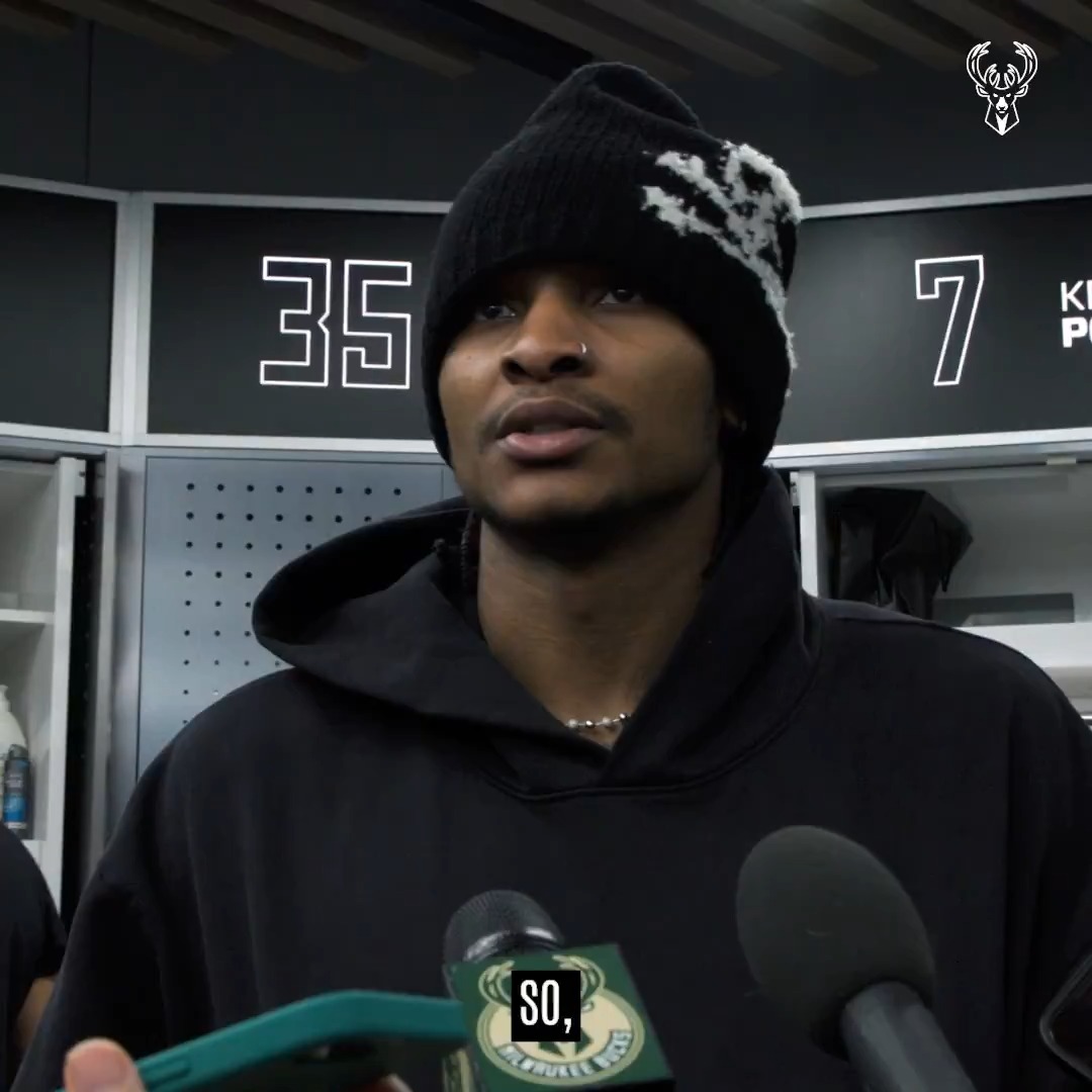 "That's a legend. Legend walking, man." KPJ says he's blessed to play with Giannis.