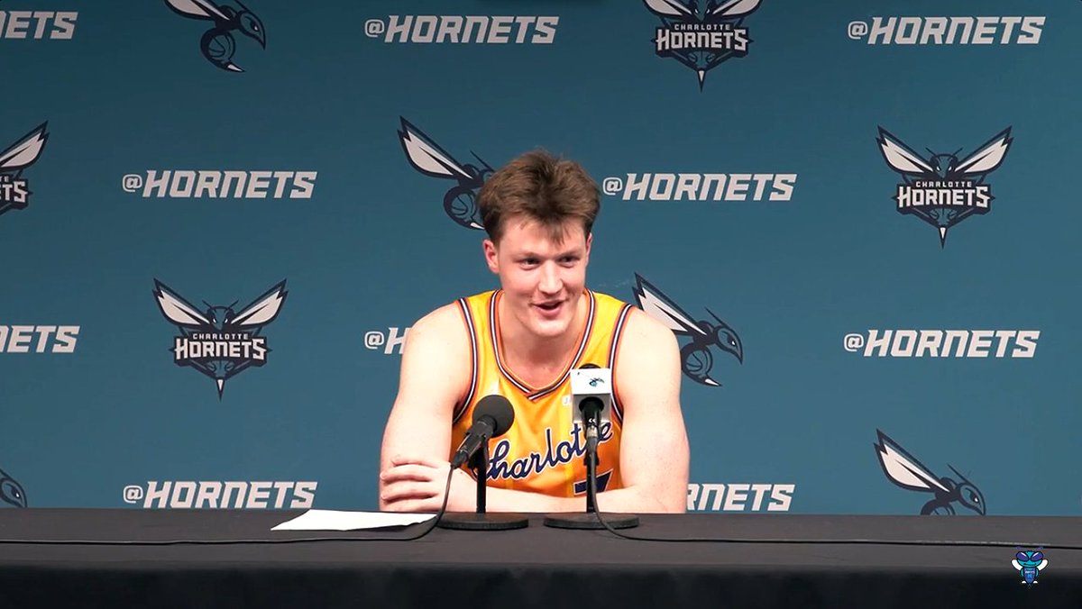 🎙️ Kon Knueppel: "The past two games I was getting the right shots, they just weren't going in, so I'm gonna keep shooting them." "That's sometimes how it goes. It's always gonna regress to the mean or go back to around 40%. I hope it's a little higher than that this season..."