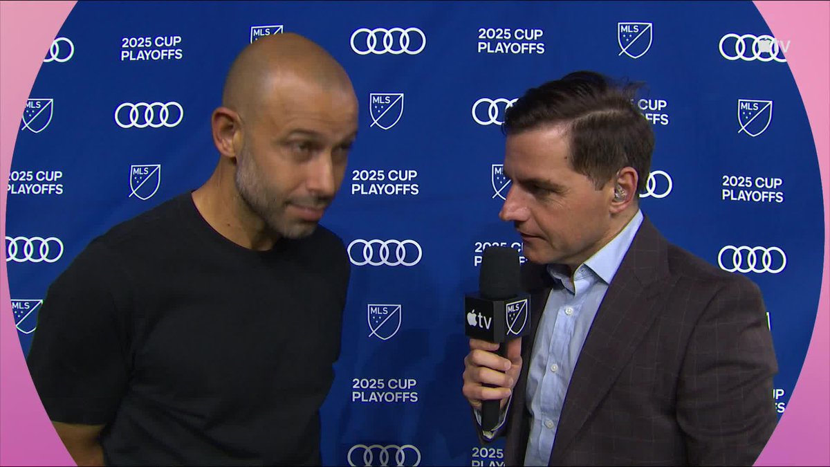 Celebrate tonight. Back to work tomorrow. Head coach Javier Mascherano and Inter Miami CF will host MLS Cup pres. by Audi. // 📺 MLS Wrap Up: