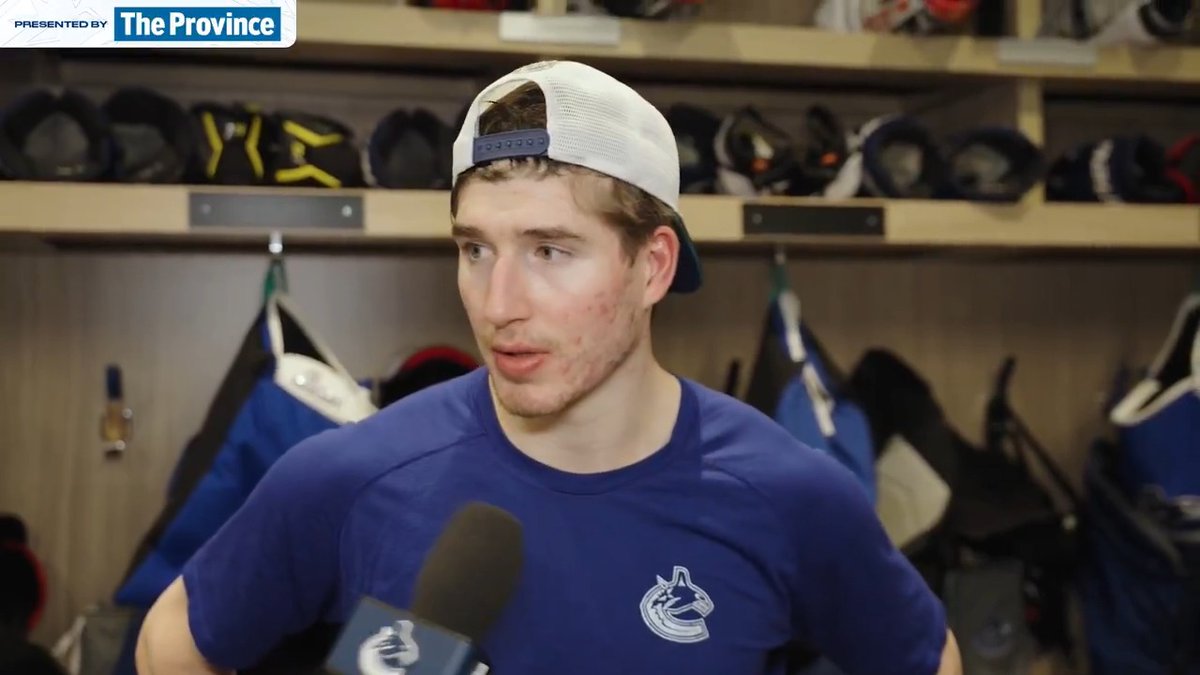 “I thought it was a good effort.” 🗣️ Drew O'Connor speaks post-game in Los Angeles. #Canucks | The Province