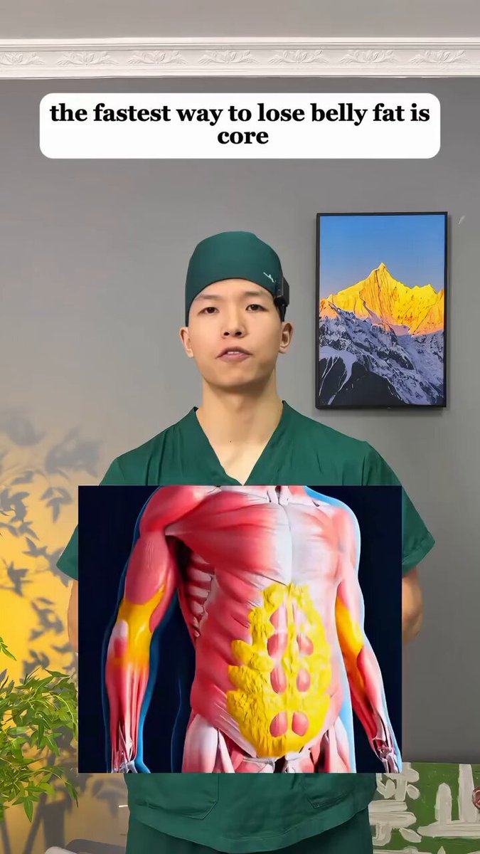 The fastest way to lose belly fat is core.