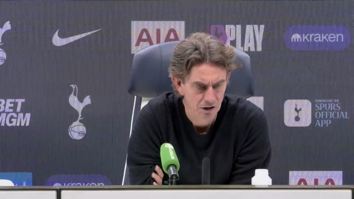 🗣️ "They can't be true Tottenham fans." Spurs manager Thomas Frank criticises a section of supporters who booed Guglielmo Vicario's every touch after his mistake led to their 2-1 defeat to Fulham yesterday.