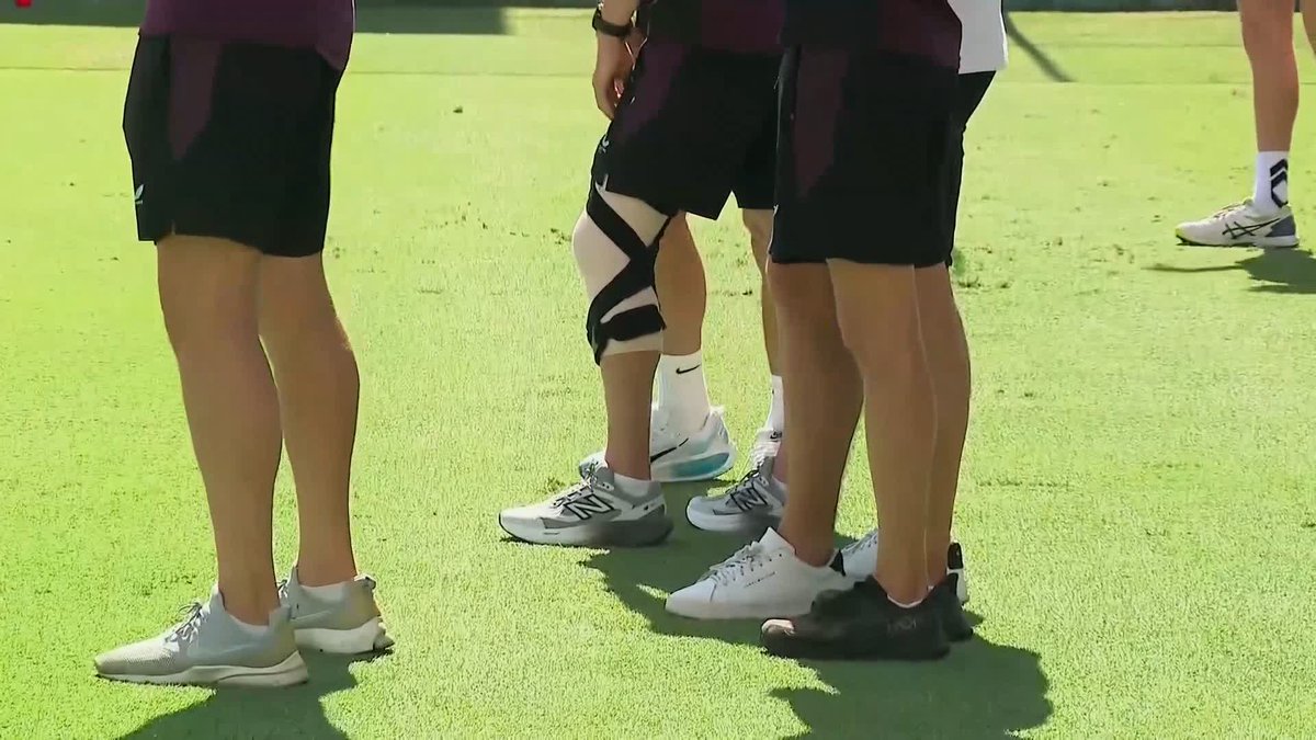 Joe Root insists Mark Wood will do 'everything he can to be ready as soon as possible' as he's set to miss the second Test in Brisbane due to a knee injury 🏏