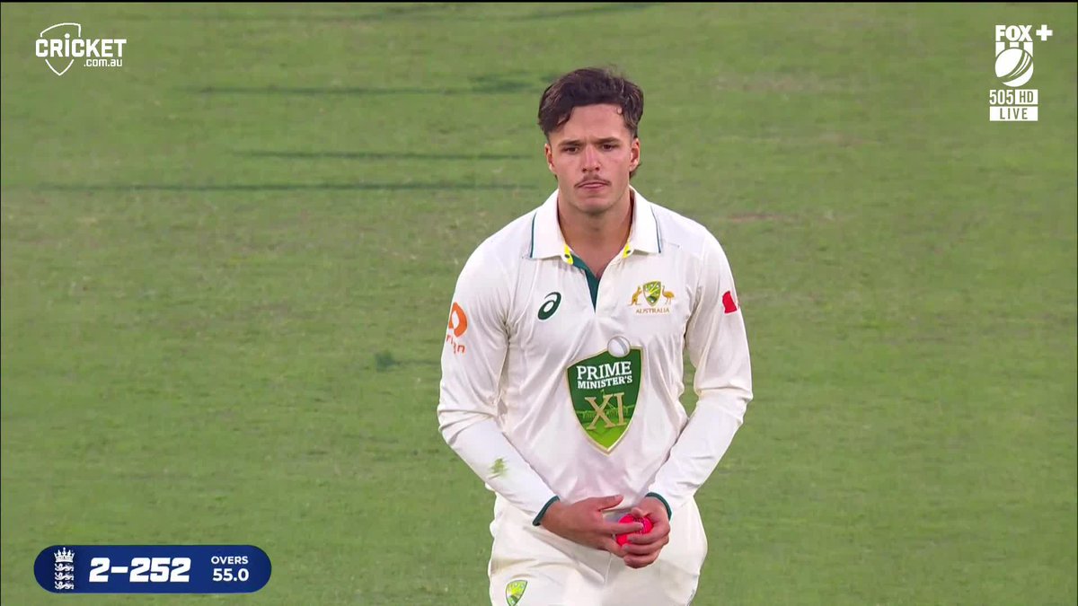 Sam Konstas' first ball in professional cricket went as you'd expect 🫣 #PMXIvENG