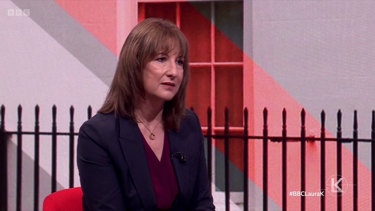 “We haven’t broken the manifesto” Chancellor Rachel Reeves admits she is “asking people to pay more” for public services after #BBCLauraK asks if she has “broken the spirit” of her pre-election promises