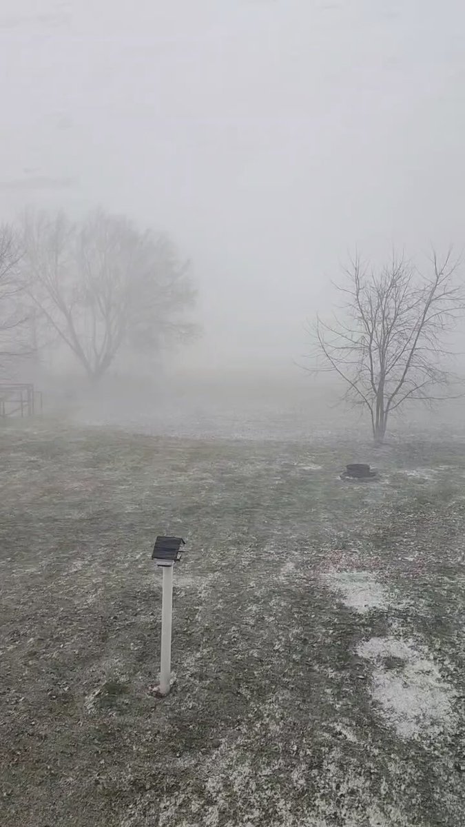 So I posted this video of my backyard Saturday morning, and #WeatherNation reached out to me to use it on their TV app. I just seen it on there. Kinda cool 😁😁