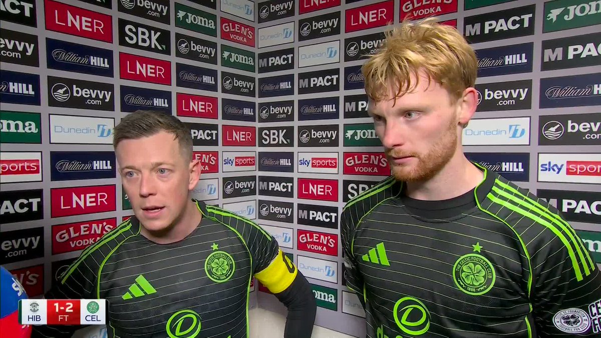 🗣️ “At the time I thought it was going to go to VAR and be a penalty” 🗣️ “It doesn’t really matter who the manager is, we have a job to try and win” Callum McGregor & Liam Scales on Celtic’s win, Hibs’ penalty & the Hoops' search for a permanent manager ⤵️