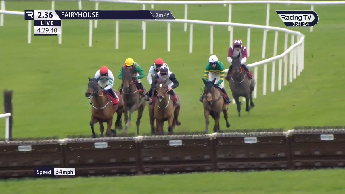 Incredible 😮 Teahupoo wins a THIRD @Bar1Betting Hatton's Grace Hurdle by the narrowest of margins from Ballyburn in some clash at FairyhouseRacecourse