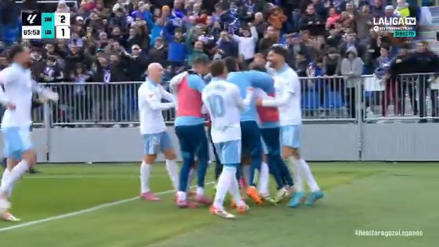 👎 6 puntos en las trece primeras jornadas 👍 9 puntos en las tres últimas 📢 El Real Zaragoza empezó perdiendo, pero los maños remontaron después de que el Leganés se quedase con un jugador menos y ya ven muy cerca la zona de salvación