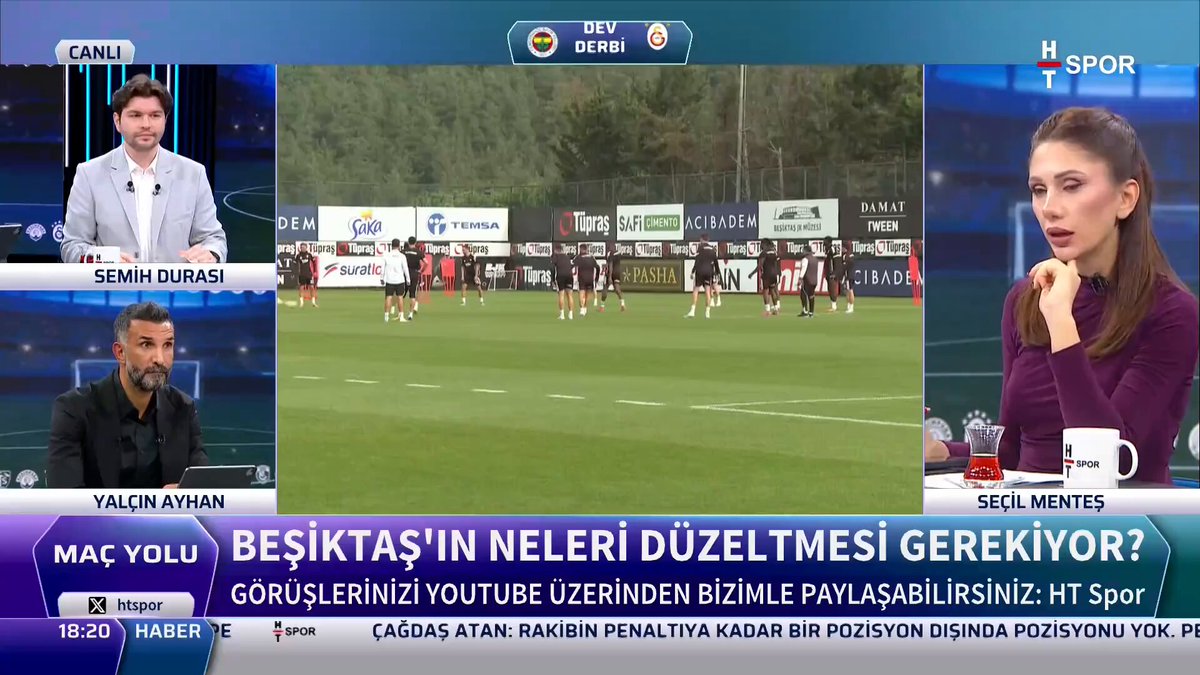 📺 Maç Yolu 🎙️ Semih Durası: Cerny, Rafa Silva'nın pozisyonunda oynuyor fakat her maç oyundan çıkıyor. Cerny, 8 maçta oyundan alındı. Siz bir oyuncuyu bu kadar çok oyundan alırsanız ve bu isim Cerny ise oyuncu bu durumdan etkilenir. Abraham ve Orkun performans veremiyor. Sorunun oyun kurgusunda olduğunu düşünüyorum. Sergen Hoca, Rafa Silva'nın performans zayıflığından ve bu kadronun ona göre kurulduğunu belirtiyor. Bir yapılanma ve değişim yaşanacaksa, bunu hoca olarak sizin planlamanız gerekir.