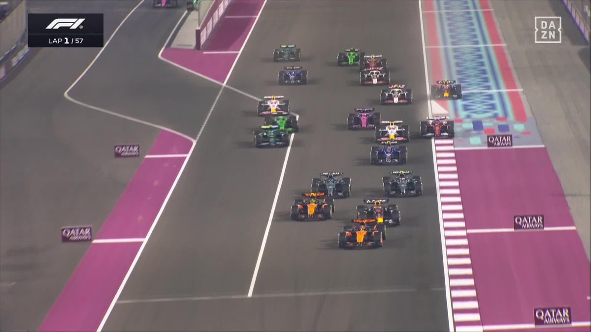 ¡VERSTAPPEN ADELANTA A NORRIS Y SIGUE CON VIDA EN EL MUNDIAL! Sigue en directo la carrera aquí #CatarDAZNF1 🇶🇦