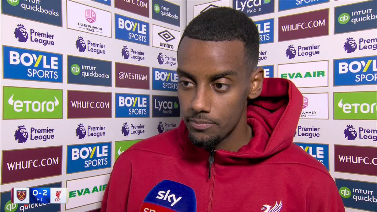"The best feeling today is that we won the game" ✅ Alexander Isak reflects on his first Premier League goal for Liverpool and his side's return to winning ways.