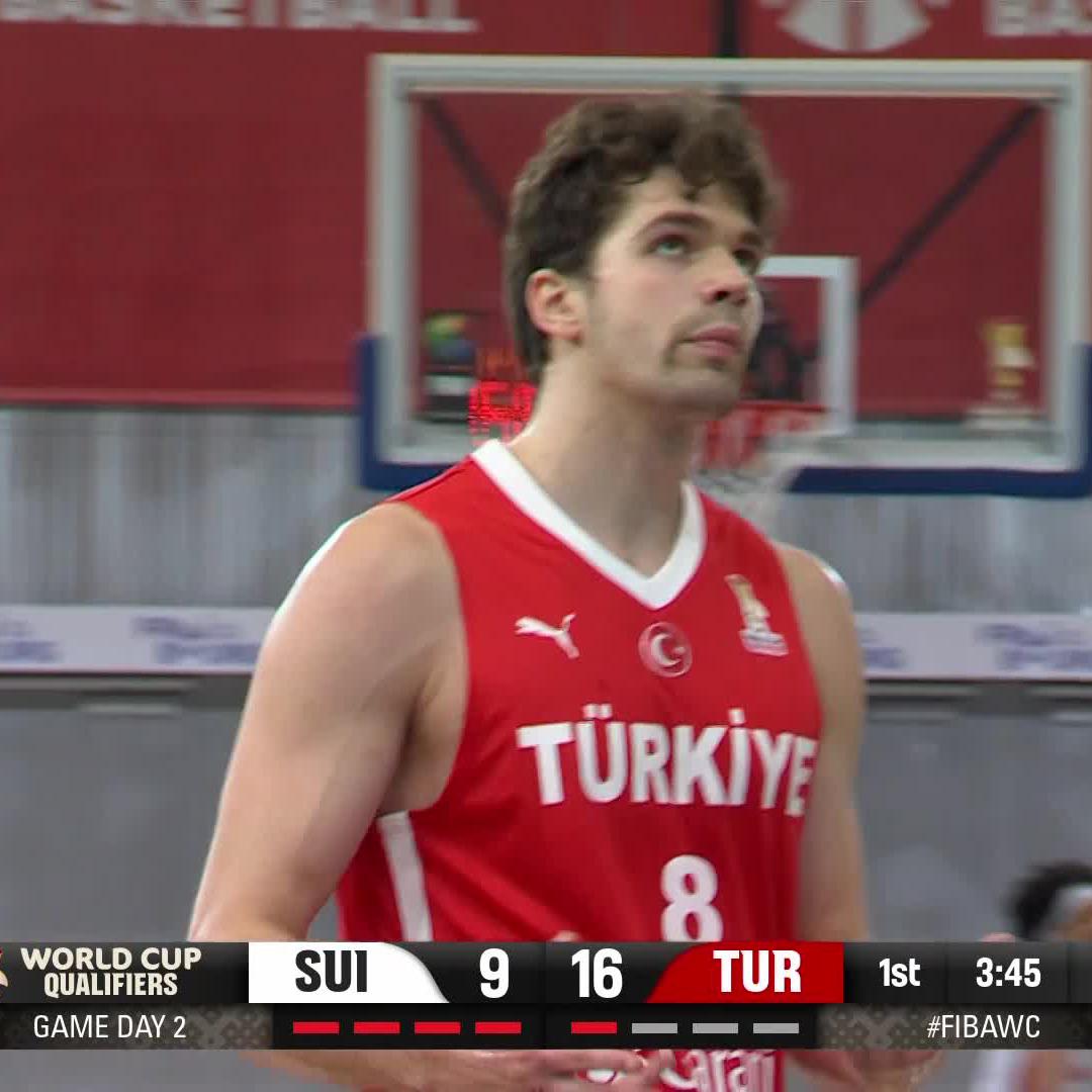 Tarik Biberovic is a BUCKET. 🪣 #FIBAWC | #StepItUp