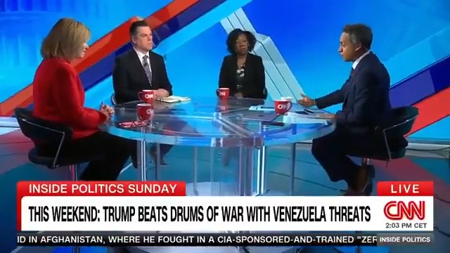 NEW: President Trump ramps up threats on alleged drug traffickers in Venezuela — as he also says he’ll pardon a convicted drug trafficker and former president of Honduras. Manu Raju, Stephen Collinson & Susan Page discuss. #InsidePolitics