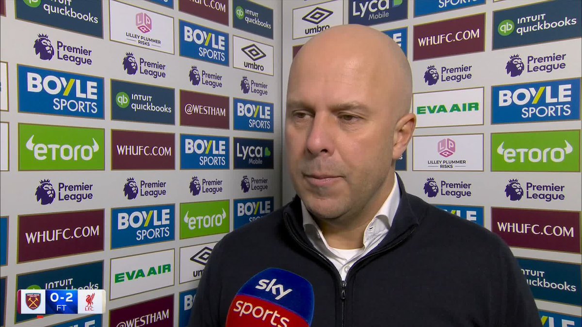 "It's a first step" 📈 Arne Slot on Liverpool's much-needed win against West Ham.