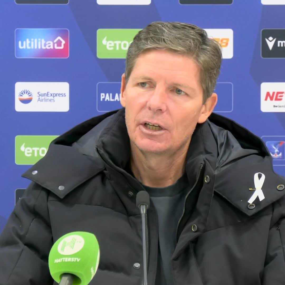 🗣️"Are you struggling with a lack of squad depth?" 🗣️"Yes, I think that's the issue" Crystal Palace boss Oliver Glasner says a thin squad is a problem as they play European football for the first time.