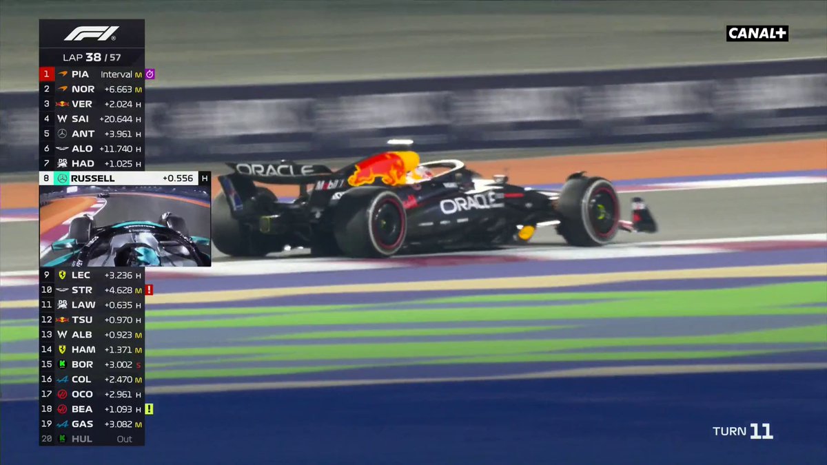 QUEL SUSPENSE AU QATAR ! 🇶🇦 Les McLaren doivent encore faire un arrêt et Norris a des soucis ! 😱 Le titre est en train de basculer, maintenant sur CANAL+ ⚡️ #QatarGP #F1