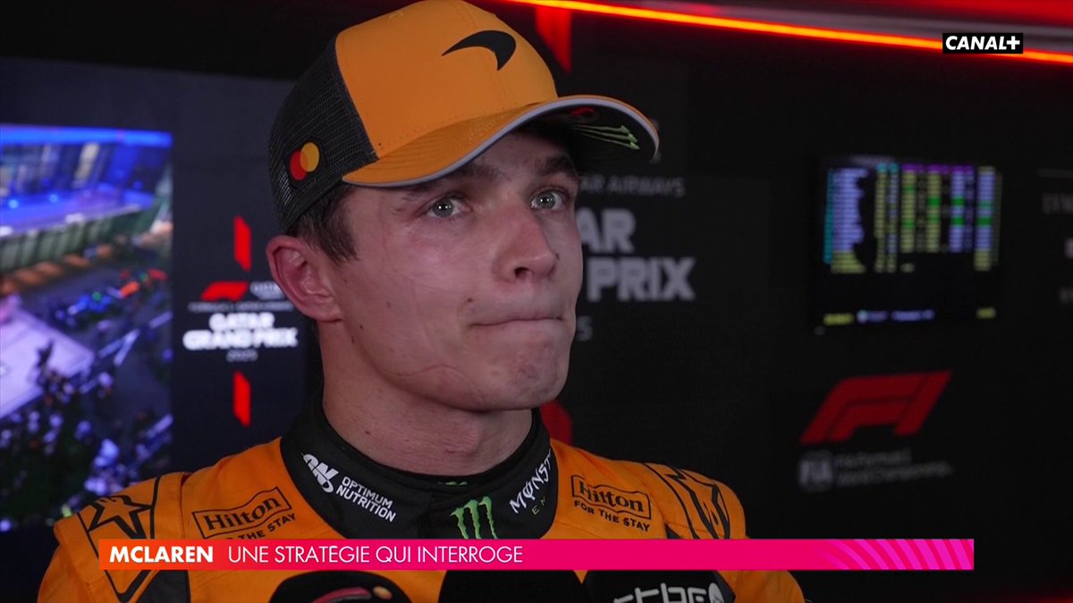 🗣️“Ils ont fait un meilleur travail que nous“ Norris, 4ᵉ au GP du Qatar, revient sur sa course et la stratégie déployée. #QatarGP #F1