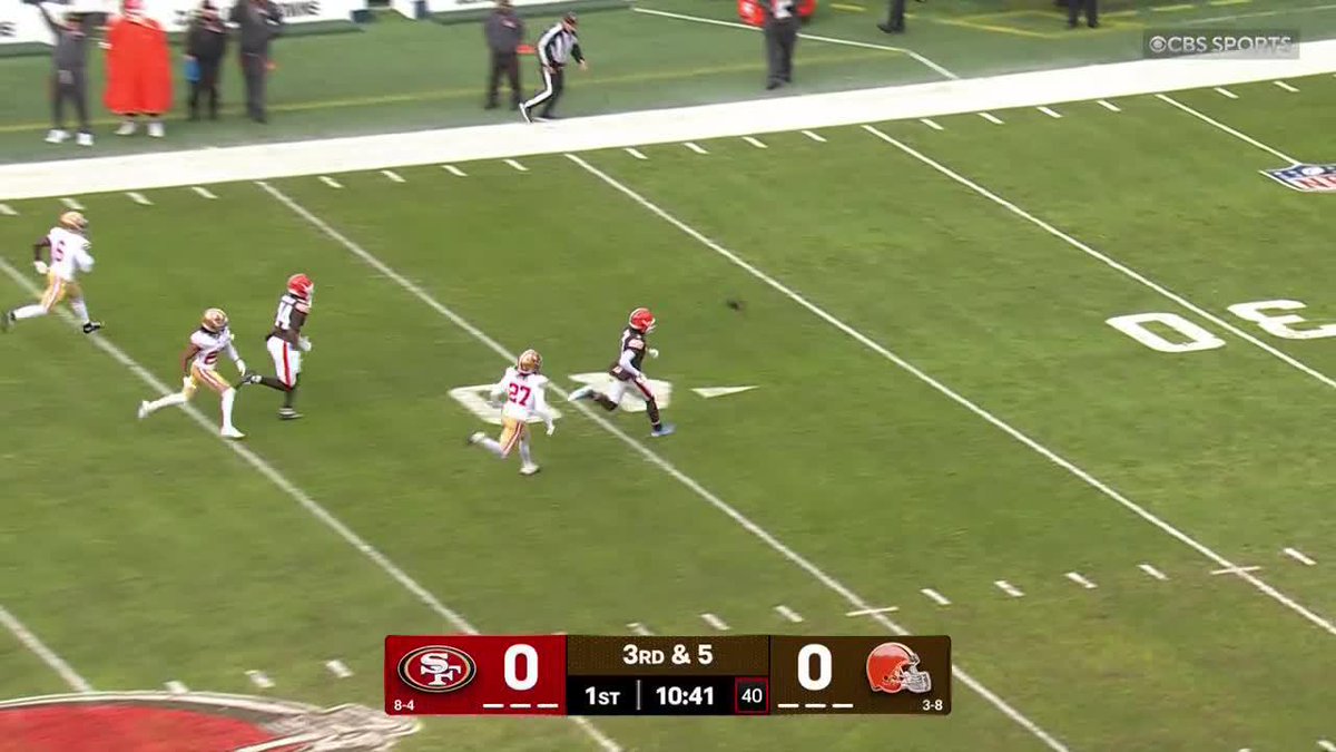 Jerry Jeudy had a step on his defender and only the end zone in front of him