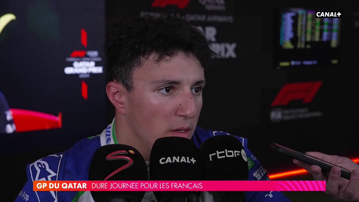 🗣️“Une voiture en plastique“ Hadjar frustré après sa crevaison à seulement deux tours de la fin 😔 #QatarGP #F1