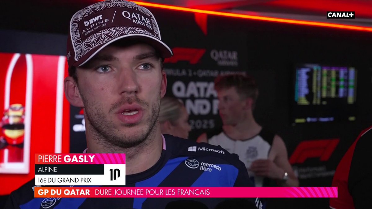 🗣️“Je suis déçu pour l’équipe“ Gasly revient sur son contact avec Hülkenberg ! #QatarGP #F1