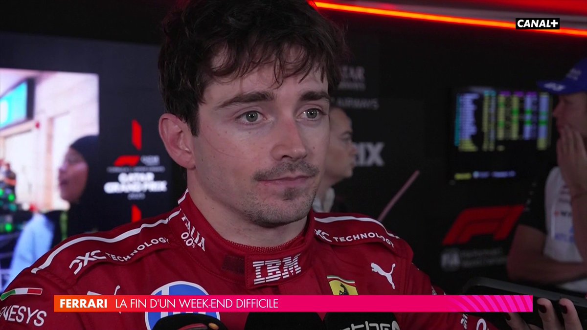 🗣️“Ça a été un week-end extrêmement mauvais“ Leclerc toujours aussi mécontent de ses résultats ce week-end… 😞 #QatarGP #F1