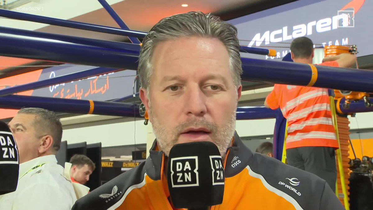 Zak Brown: "Hemos tenido un error y hemos decepcionado a nuestros pilotos. Hemos regalado un doble podio y una victoria." [DAZN España] #F1 #QatarGP #McLaren