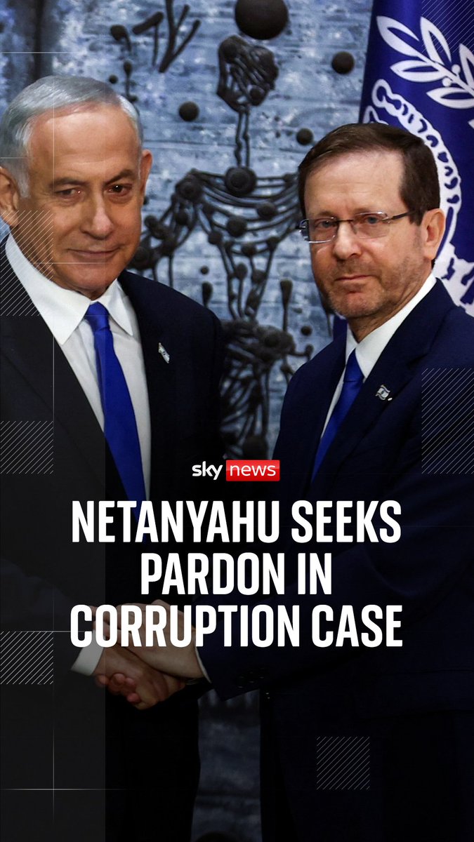 Benjamin Netanyahu asks Israel's president for pardon during his ongoing corruption trial President Isaac Herzog's office said it was "an extraordinary request" which carries "significant implications".