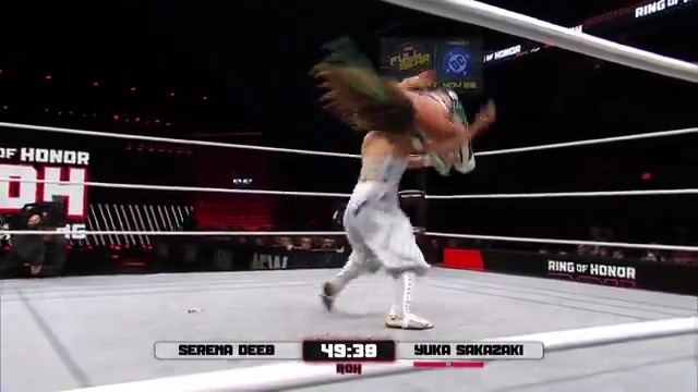 Quarterfinals continued in the #ROH Women’s Pure Title Tournament, where 坂崎ユカ Sakazaki Yuka outlasted Serena to advance to the next round! Watch ROH TV on Honor Club!