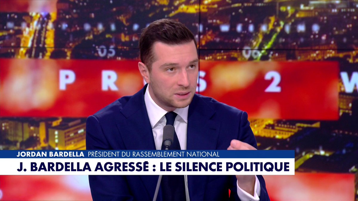 Jordan Bardella : «Mes adversaires politiques ne seront jamais des ennemis et c’est très certainement ce qui fonde notre différence avec des partis notamment de gauche», dans #HDPros2WE