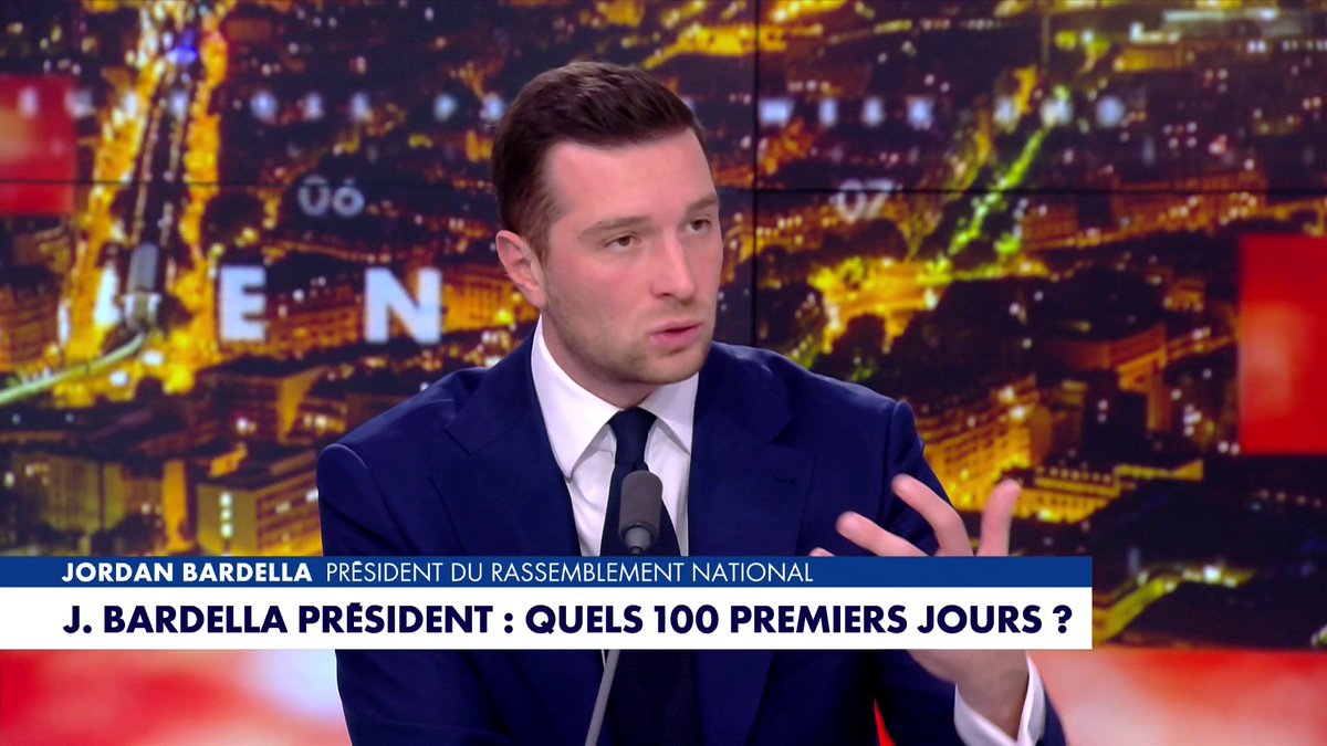 Jordan Bardella : «Notre pays doit cesser d’être un guichet social pour la terre entière», dans #HDPros2WE