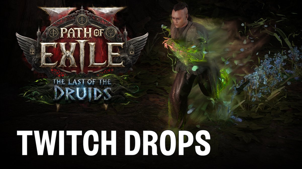 Watch The Last of the Druids live reveal on Thursday, December 4th (PST) and you’ll be able to earn the Verdant Wilds Dodge Roll Effect with Twitch Drops! Find out more in today’s post: