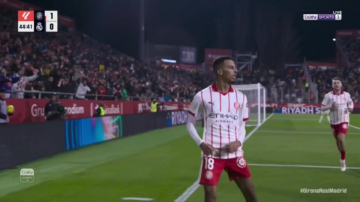 جيرونا يفتتح التسجيل عن طريق المغربي أوناحي #الدوري_الإسباني #LaLiga