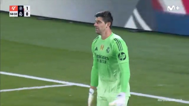 🚧 Courtois sigue siendo Courtois. #LALIGAEASPORTS #LaCasaDelFútbol