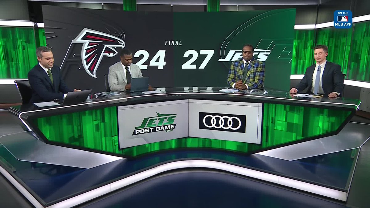 "We're just seeing steps from young players in key spots. That's the most important thing of this season right now." Connor Rogers, Willie Colon, Bart Scott #CantWait 🏈 and Steve Gelbs react to the Jets' 27-24 win over the Falcons: ➡️ Audi USA